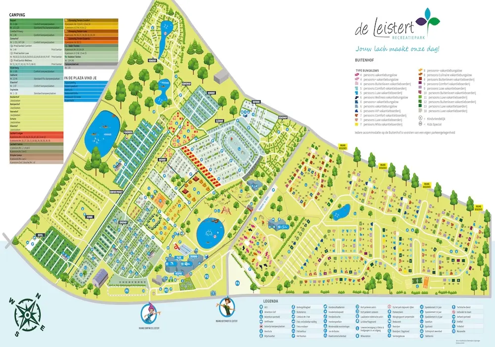 Plattegrond Camping de Leistert