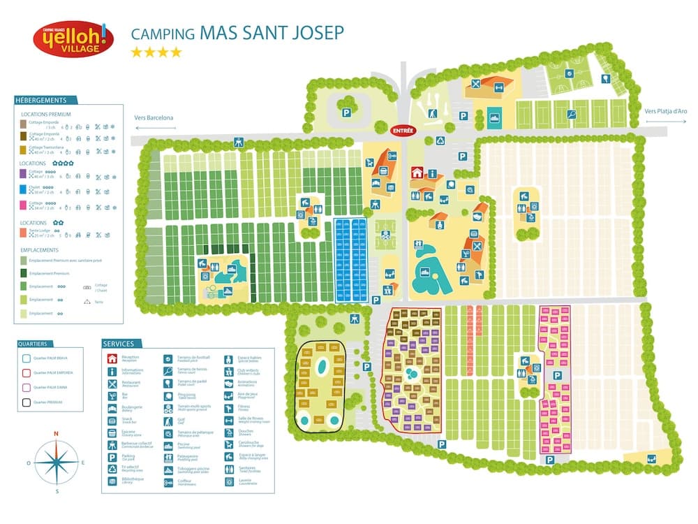Map Mas San Josep