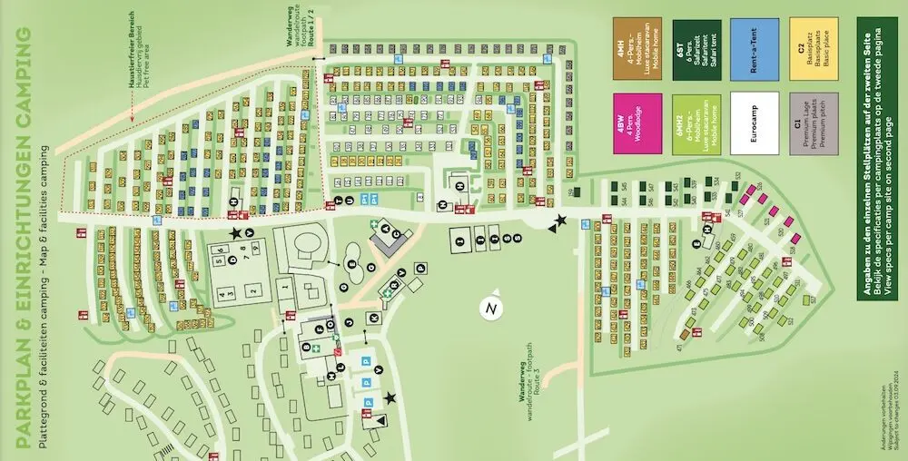 Plattegrond Landal Warsberg