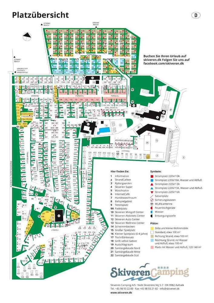 Plattegrond Camping Skiveren