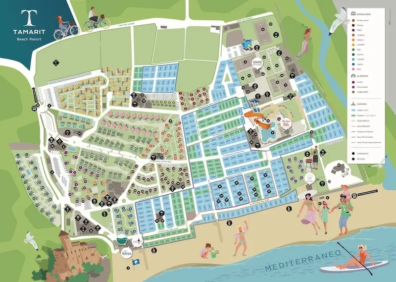 Plattegrond-Camping-Tamarit