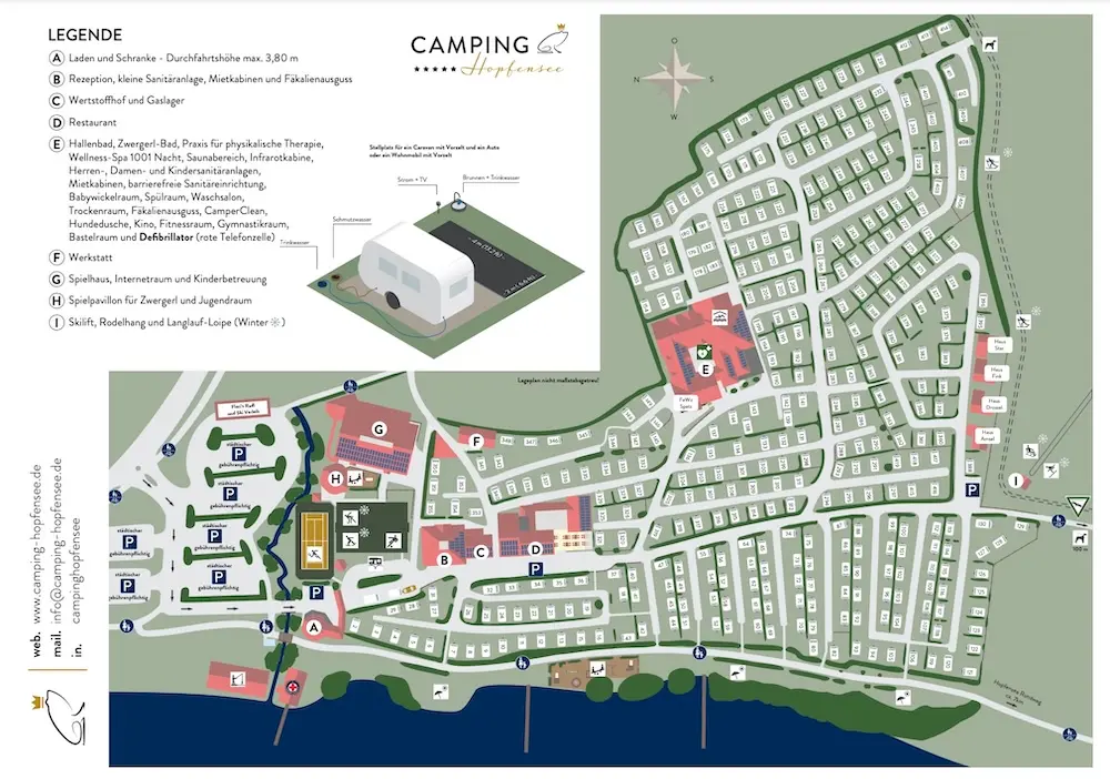 Plattegrond Hopfensee