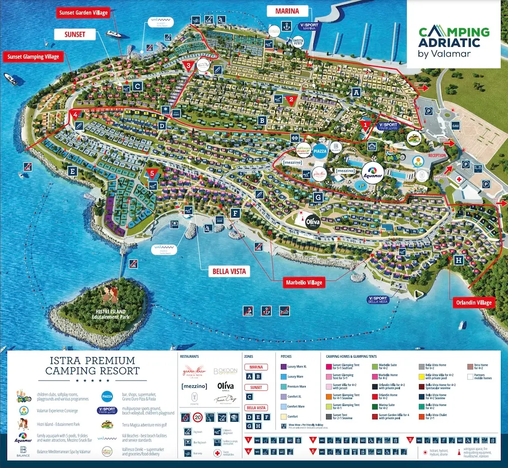 Plattegrond Istra Premium