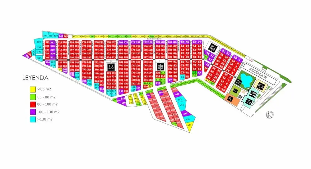 Plattegrond Camping Almafra