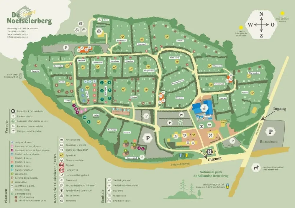 Plattegrond Camping Noetselerberg
