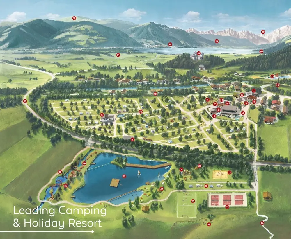 Plattegrond Camping Woferlgut