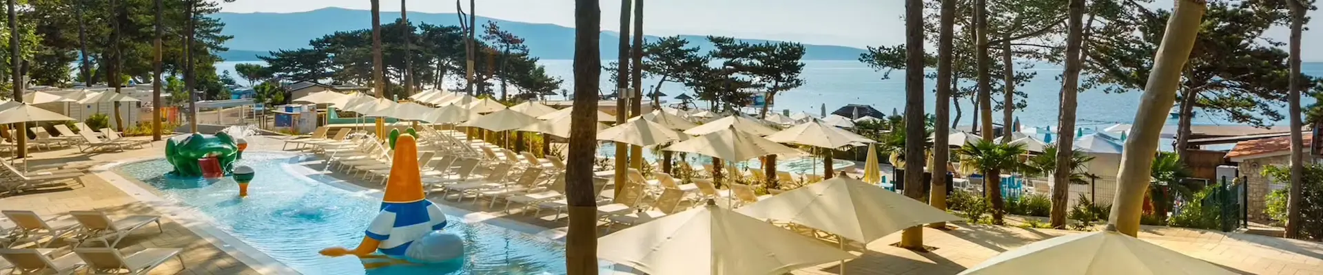 Luxe 4 sterren Camping Jezevac in Kroatië