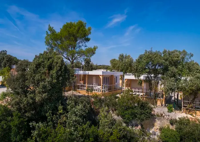 Luxe huisjes Camping Vestar